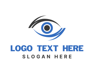 Camera - Security Eye Surveillance logo design
