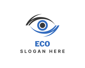 Contact Lens - Security Eye Surveillance logo design