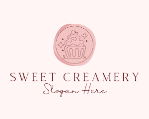 Sweet Cupcake Patisserie logo design