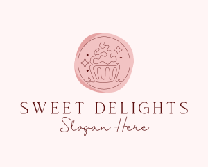 Sweet Cupcake Patisserie logo design