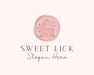 Sweet Cupcake Patisserie logo design