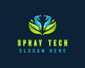 Sprayer - Cleaning Sprayer Sanitation logo design