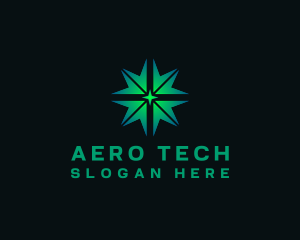 Arrow Tech Star logo design