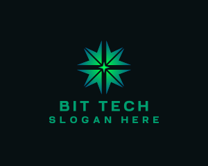 Arrow Tech Star logo design