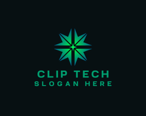 Arrow Tech Star logo design