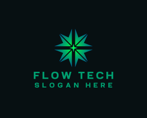 Arrow Tech Star logo design