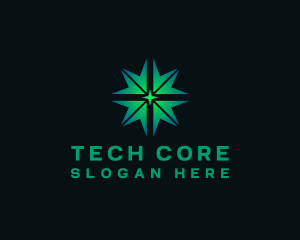 Arrow Tech Star logo design