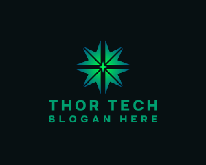 Arrow Tech Star logo design