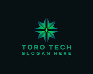 Arrow Tech Star logo design