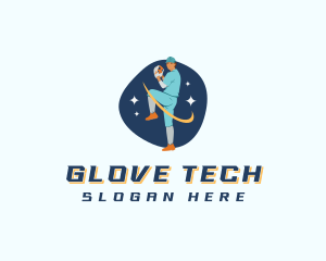 Glove - Sports Baseball Pitcher Player logo design