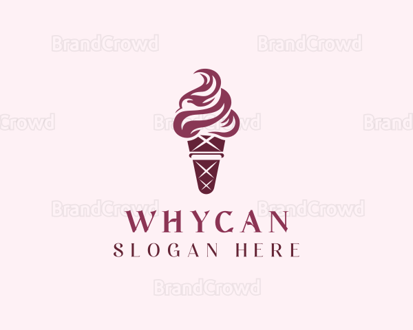 Sweet Ice Cream Dessert Logo