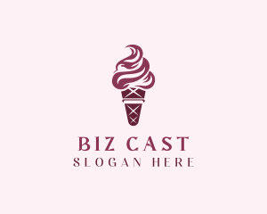 Sweet Ice Cream Dessert Logo