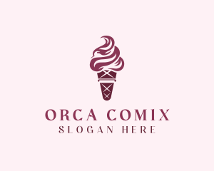 Sweet Ice Cream Dessert Logo