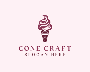 Cone - Sweet Ice Cream Dessert logo design