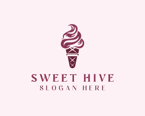 Sweet Ice Cream Dessert logo design