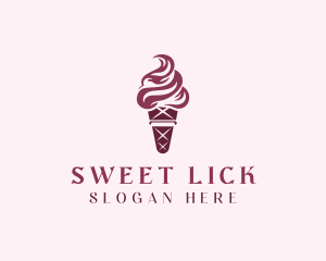 Sweet Ice Cream Dessert logo design