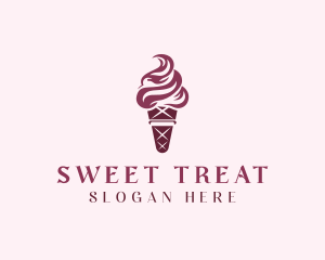 Sweet Ice Cream Dessert logo design