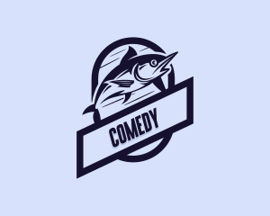 Swordfish - Fish Marlin Fishing logo design