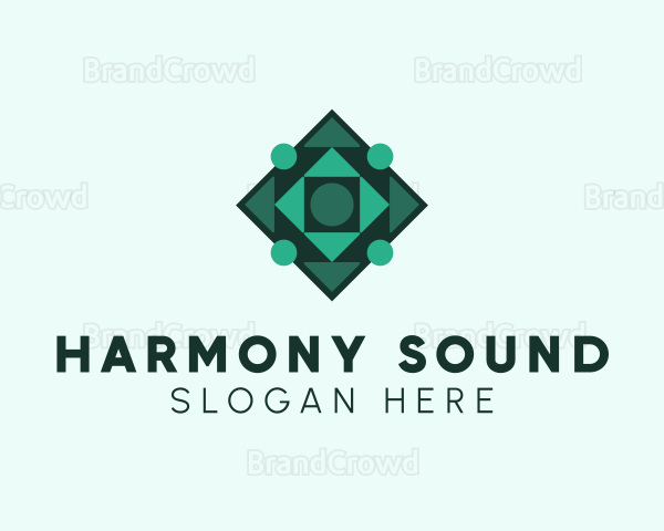 Geometric Diamond Pattern Logo