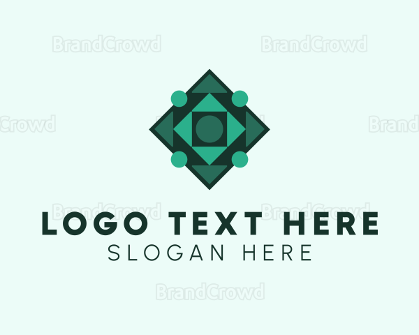 Geometric Diamond Pattern Logo