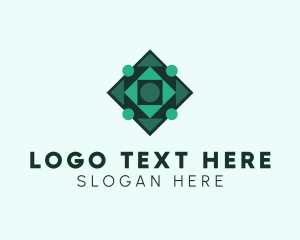 Design Studio - Geometric Diamond Pattern logo design
