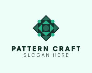 Geometric Diamond Pattern logo design