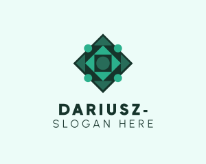 Design Studio - Geometric Diamond Pattern logo design