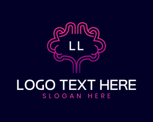 Brain - Wellness Brain Therapy logo design