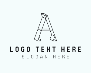 3D Geometric Architecture Logo