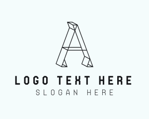 3D Geometric Architecture Logo