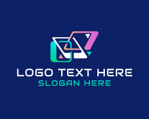 Link - Media Digital Tech logo design