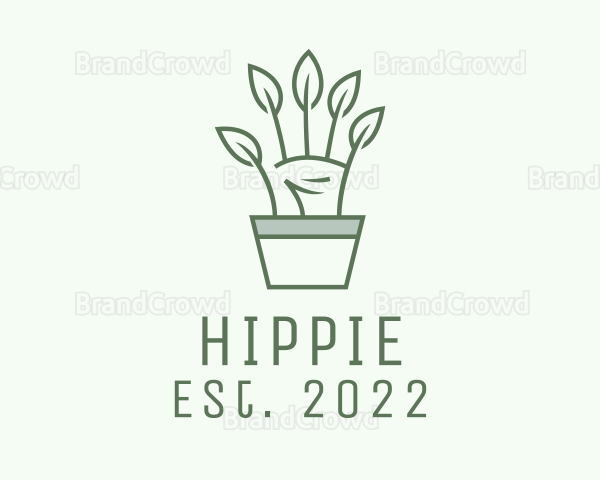 Hand Plant Garden Logo