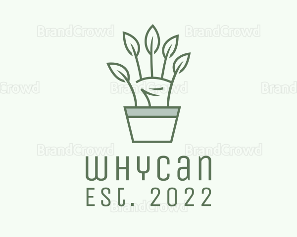 Hand Plant Garden Logo