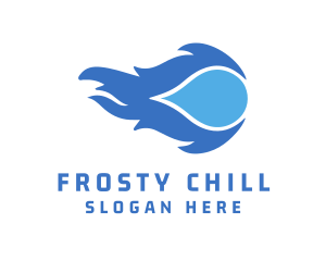 Cold - Cold Fire Ball logo design