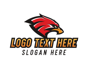 Team - Esports Gamer Eagle logo design