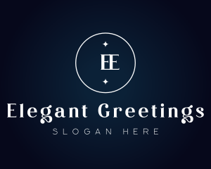 Elegant Luxury Sparkle logo design