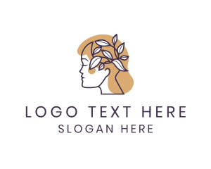 Neurobiology - Woman Mental Care logo design