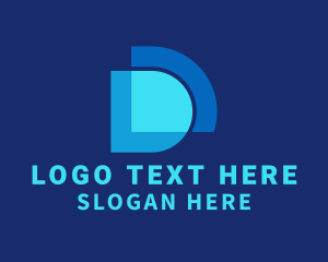 Tech Finance Letter D Logo