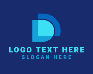 Tech Finance Letter D Logo