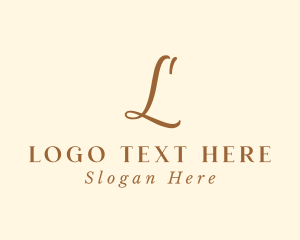 Feminine - Classy Elegant Lettermark logo design