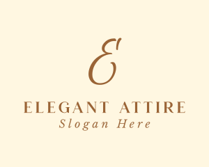 Classy Elegant Lettermark logo design