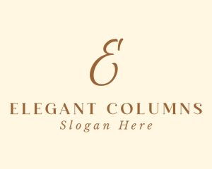 Classy Elegant Lettermark logo design