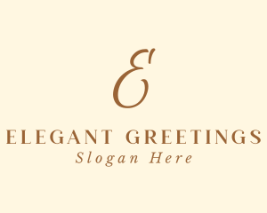 Classy Elegant Lettermark logo design