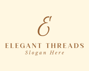 Classy Elegant Lettermark logo design