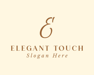 Classy Elegant Lettermark logo design