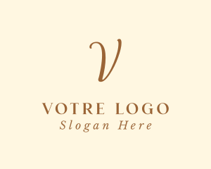 Manicure - Classy Elegant Lettermark logo design