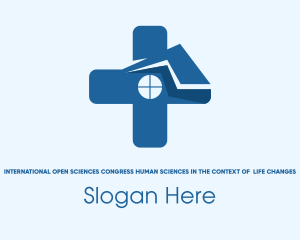 Roof - Medical Cross Clinic Window logo design