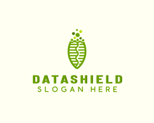 Biotech Science Leaf  Logo