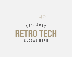 Generic Retro Flag logo design