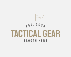 Tactical - Generic Retro Flag logo design